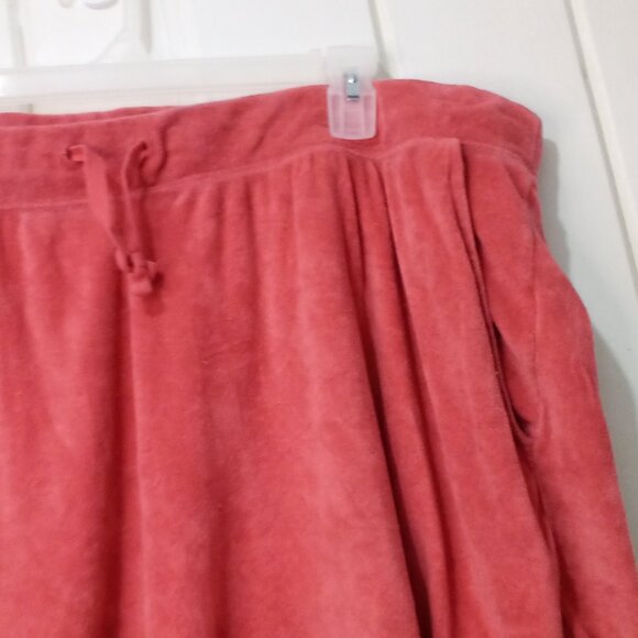 Old Navy Shorts 3X Terry Cloth Pull On Elastic Wasit Drawstring Pockets Peach - Picture 5 of 14